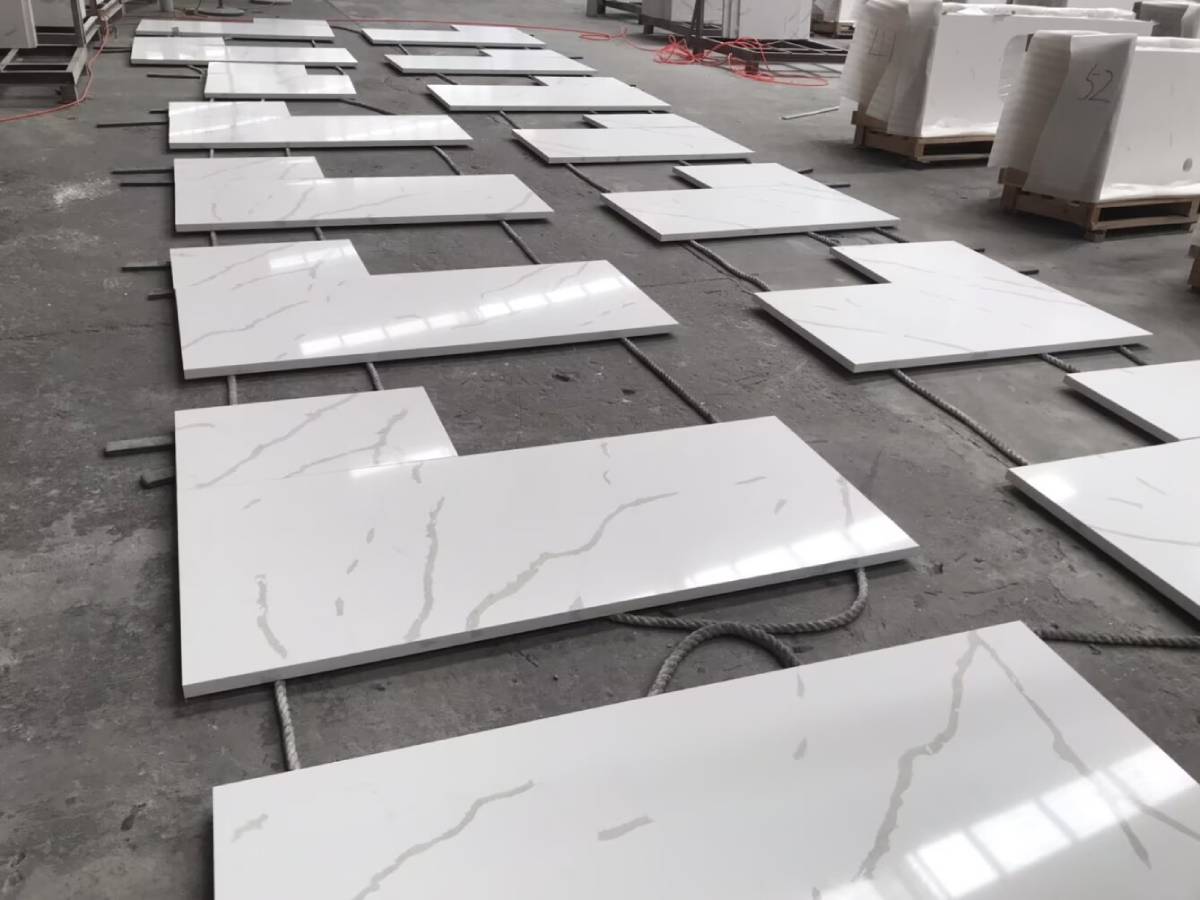 Prefab L-Shaped Quartz Countertops Prefab L-Shaped Quartz Countertops